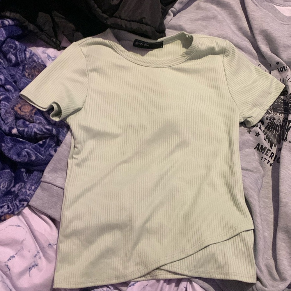 Four cropped tees